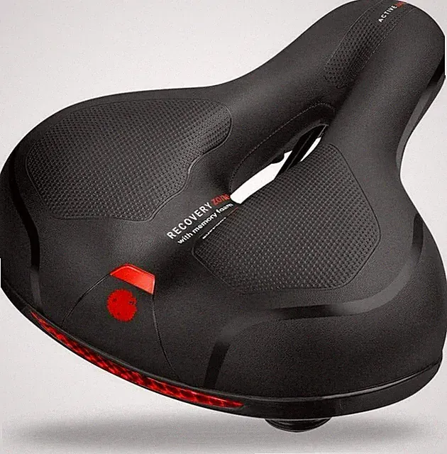 Bicycle Saddle bike Comfort Wide Soft Gel Bike Seat Sporty Air Cushion men women