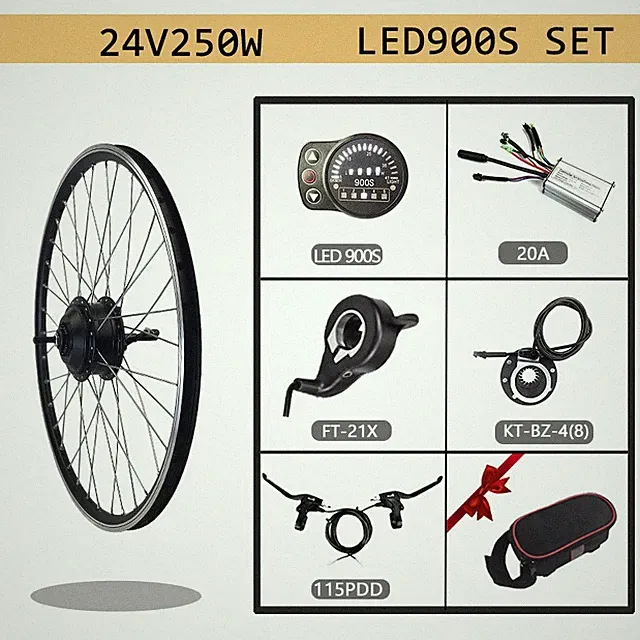 Selected 24V/250W electric bicycle modification kits, easy to upgrade power